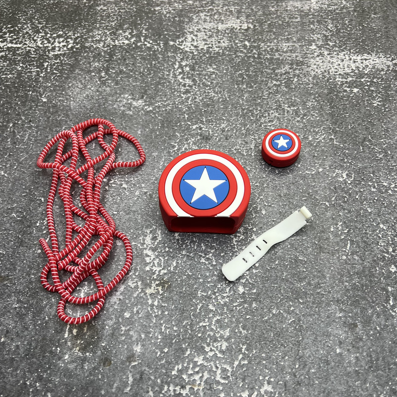 Charger Protection Case Cartoon series - Captain america Shield Charger Protection Case Cartoon series - Captain america Shield
