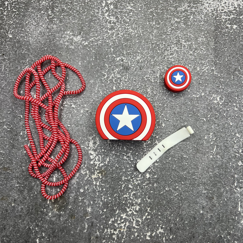 Charger Protection Case Cartoon series - Captain america Shield Charger Protection Case Cartoon series - Captain america Shield