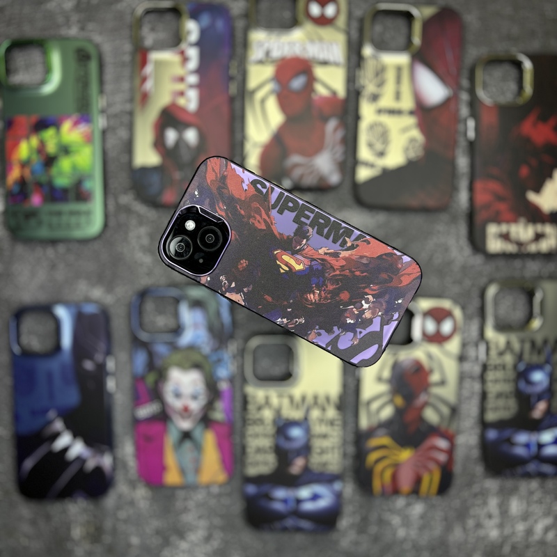 Marvel And DC Comics 2D Foil Cases For iPhone Marvel And DC Comics 2D Foil Cases For iPhone