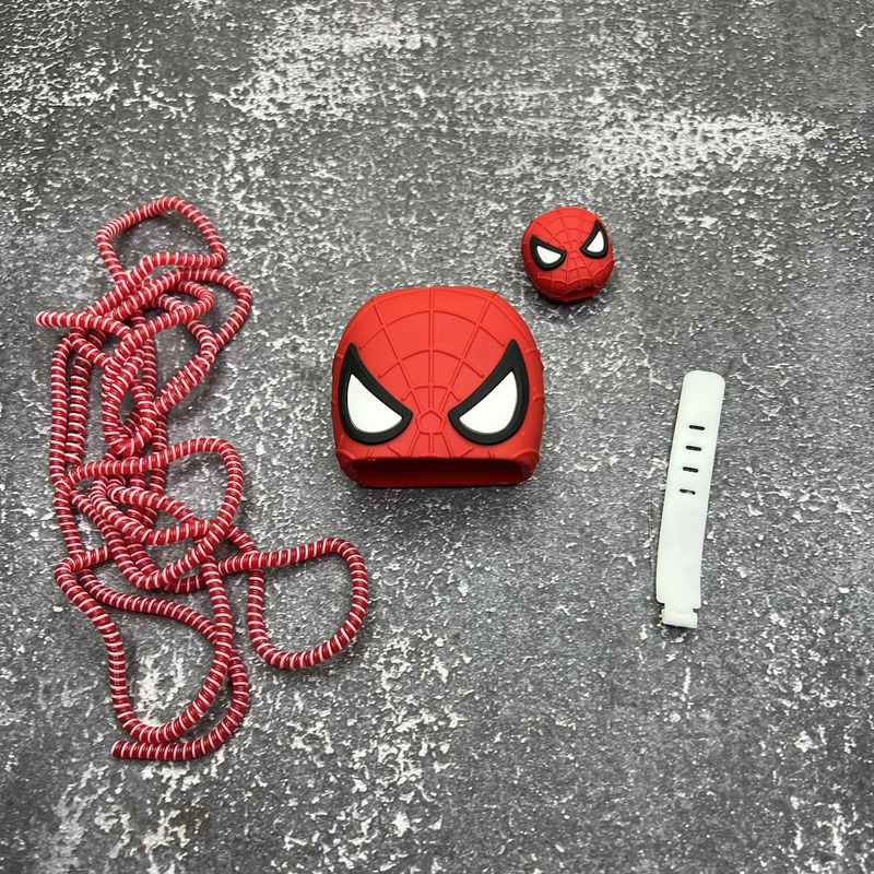 Spiderman Embossed Charger Protection Spiderman Embossed Charger Protection
