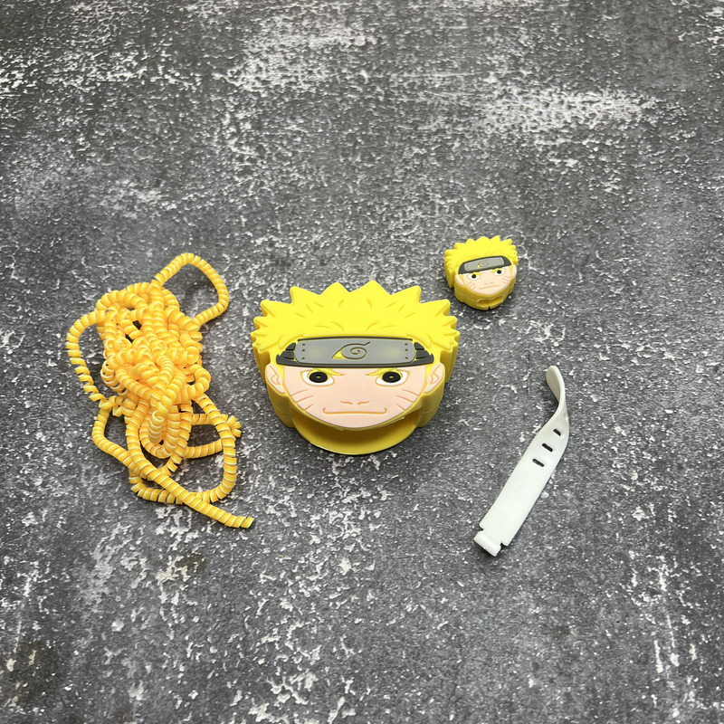 Charger Protection Case Cartoon series-Naruto Uzumaki Shape Charger Protection Case Cartoon series-Naruto Uzumaki Shape