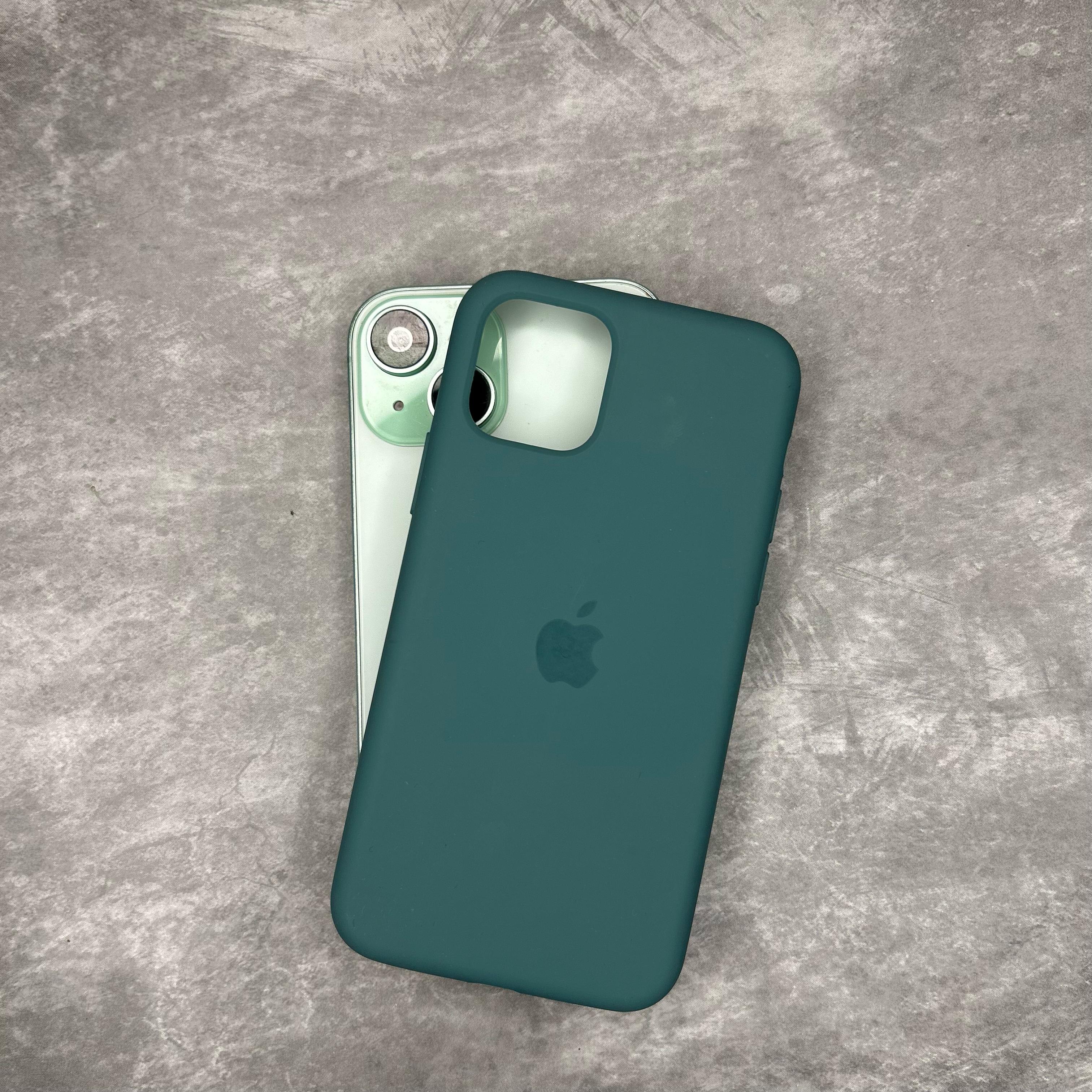 DARK GREEN SILICONE IPHONE CAES IP13/140 DARK GREEN SILICONE IPHONE CAES IP13/140