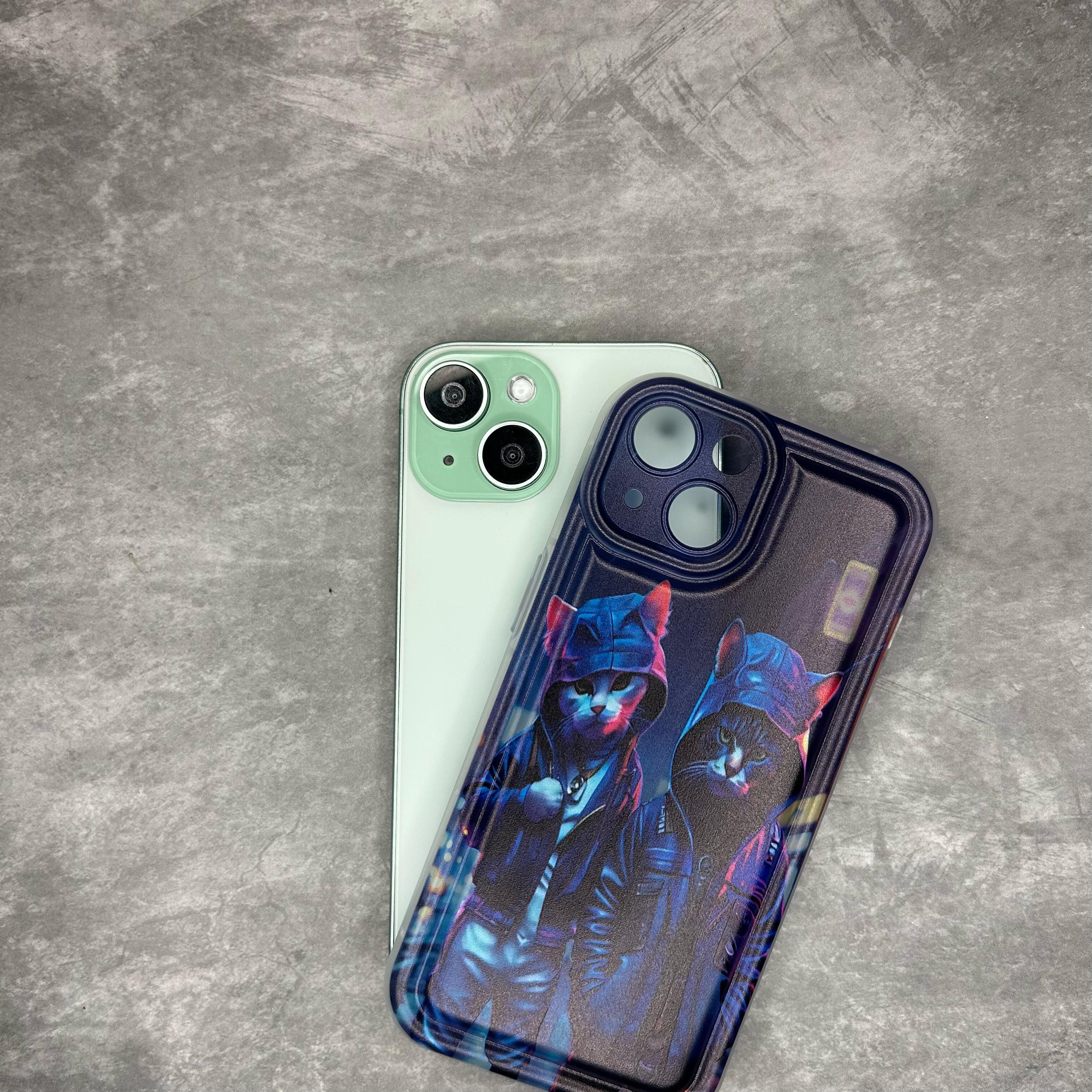 PRINTED CATS IPHONE CASE IP13/14 PRINTED CATS IPHONE CASE IP13/14