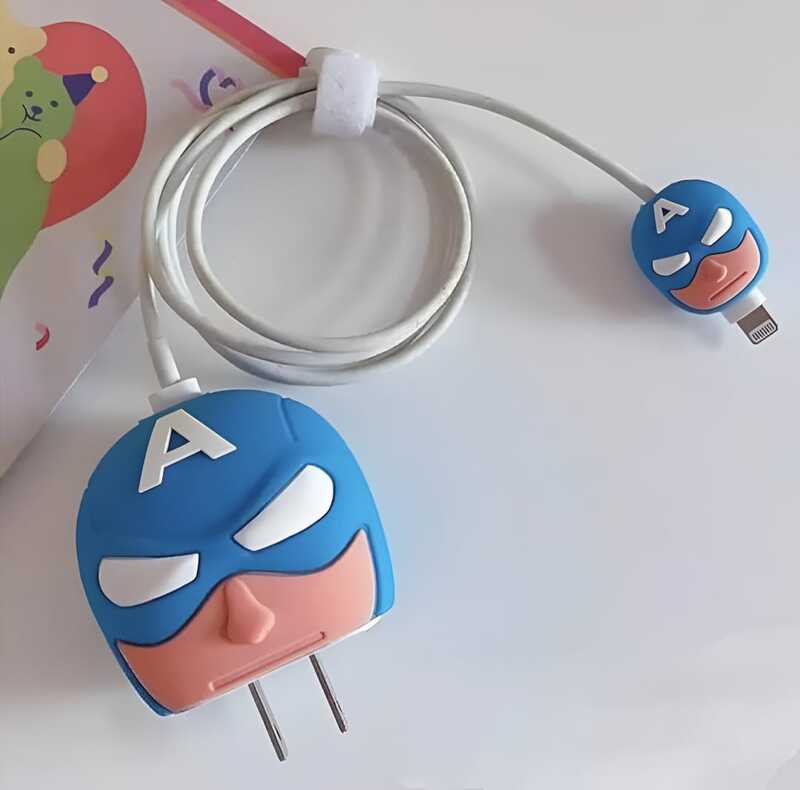 Charger Protection Case - Captain America Charger Protection Case - Captain America