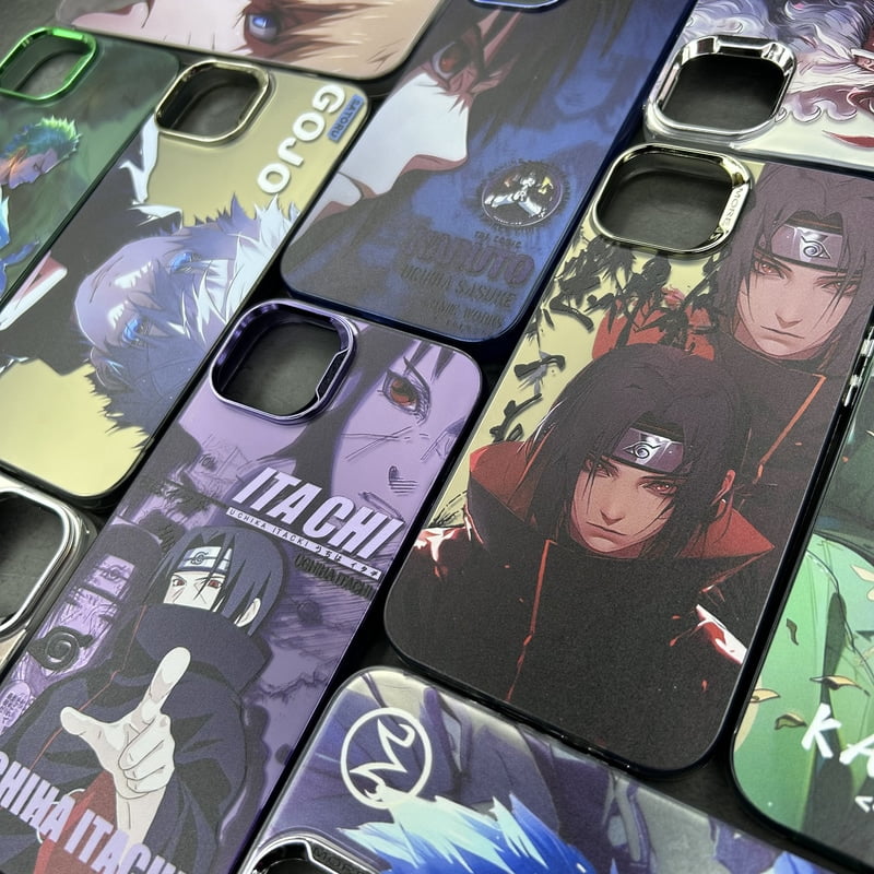 Silicone-Fiber Printed Anime Series Back Case for iPhone Silicone-Fiber Printed Anime Series Back Case for iPhone