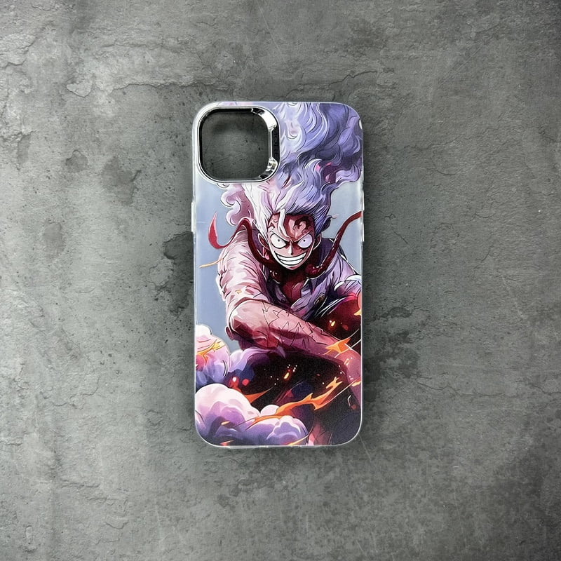 Silicone-Fiber Printed Anime Series Back Case for iPhone Silicone-Fiber Printed Anime Series Back Case for iPhone